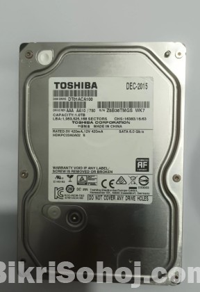 Toshiba 1TB (DT01ACA100) ইন্টারনাল হার্ড ড্রাইভ বিক্রি